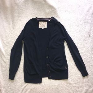 Jack Wills navy blue cardigan
